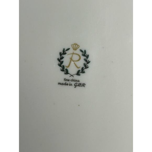 REICHENBACH GDR Dinner, Salad, Bread & Butter, Saucer Plates-RARE-One Set of  4 - Picture 13 of 16